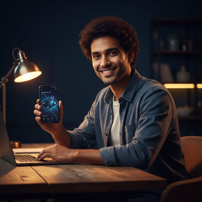 Freelancer using the card app